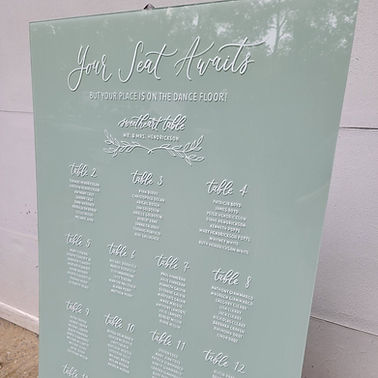 Your Seat Awaits Seating Chart