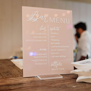 Bar Menu