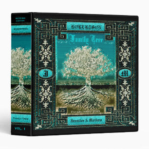 Family Tree Genealogy Wedding Book Binder