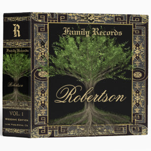 Family Tree Wedding Edition 3 Ring Binder