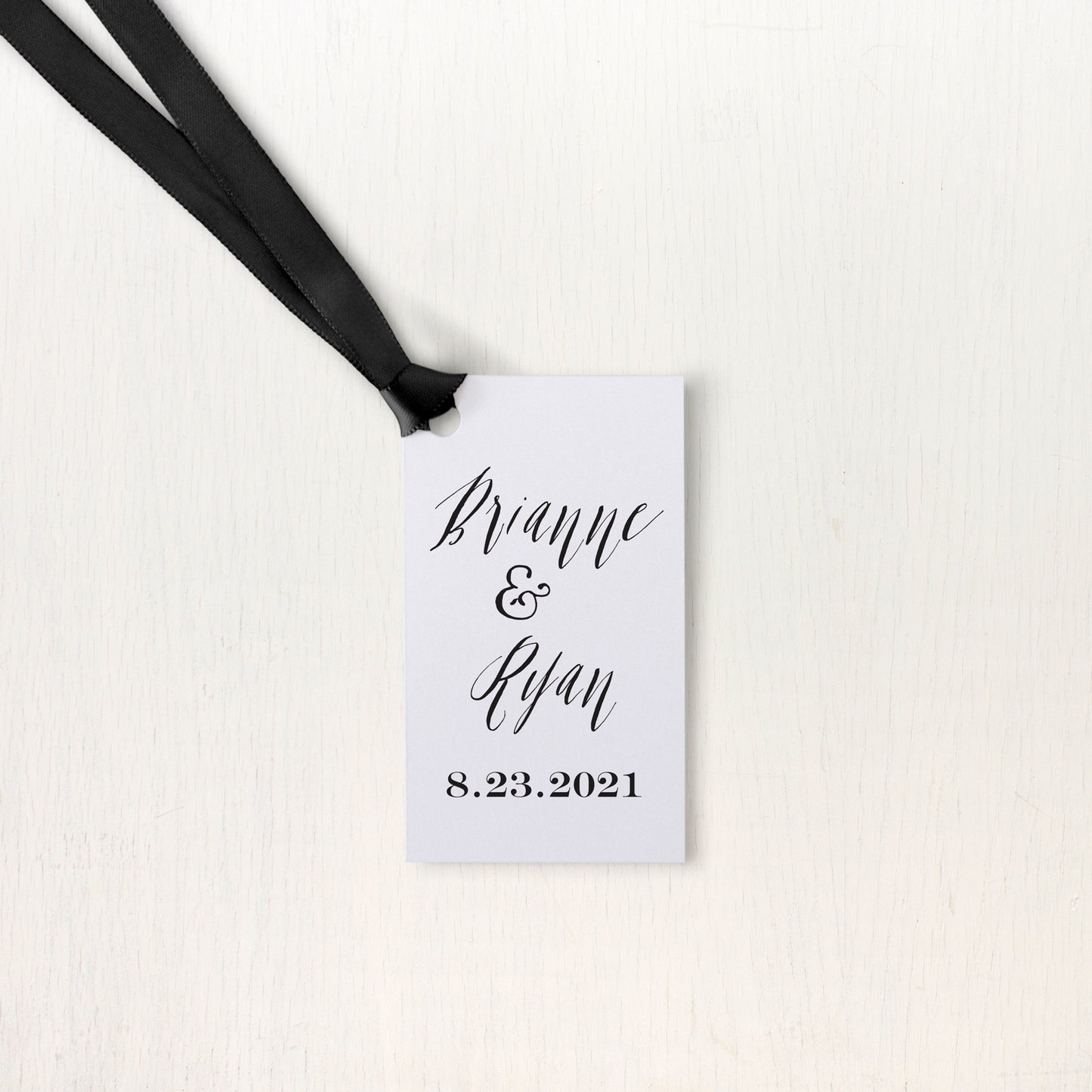Modern Calligraphy Favor Tags
