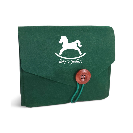 Felt Vachnacht Pouches, Available In Navy, Green & White