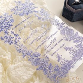 Clear Acrylic Wedding Table Sign - Welcome to Our Wedding