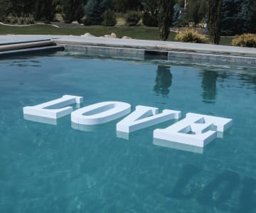 Love Floating Foam Letters