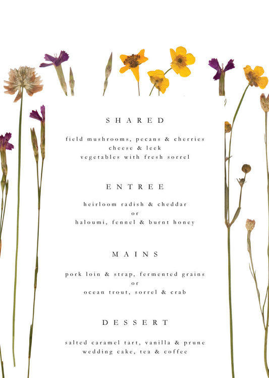 FloraMenu Cards by Shab M.