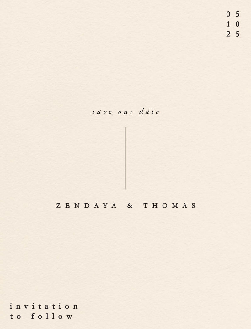 Flora Save The Date Cards by Shab M.