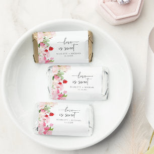 Floral Love is Sweet Hershey's Miniatures