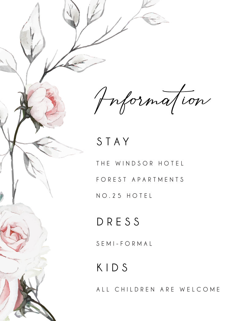 Florescence Information Card by Shab M.