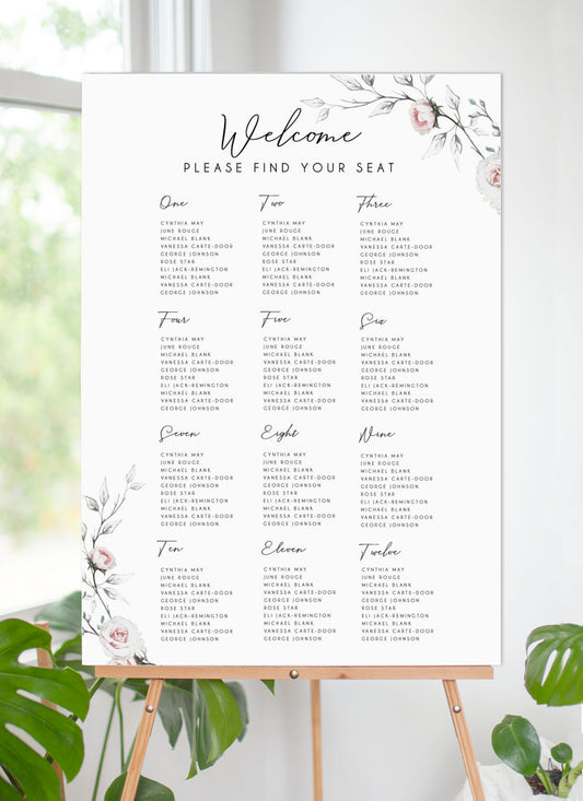 Florescence Seating Chart by Shab M.