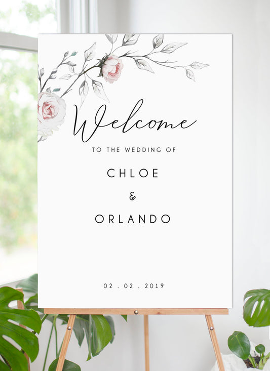 Florescence Wedding Sign by Shab M.