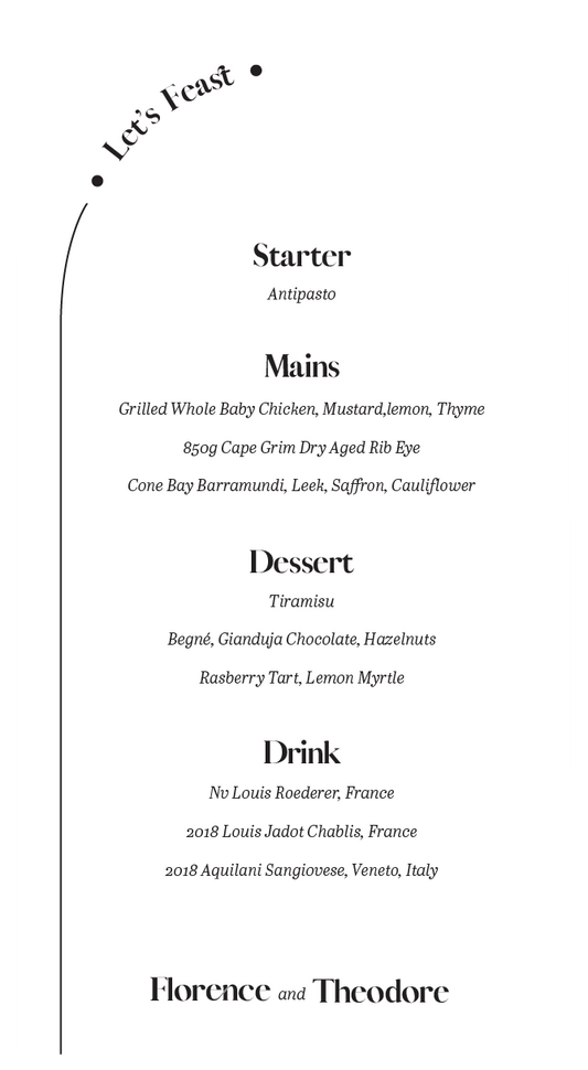 FlowMenu Cards by Haley J.