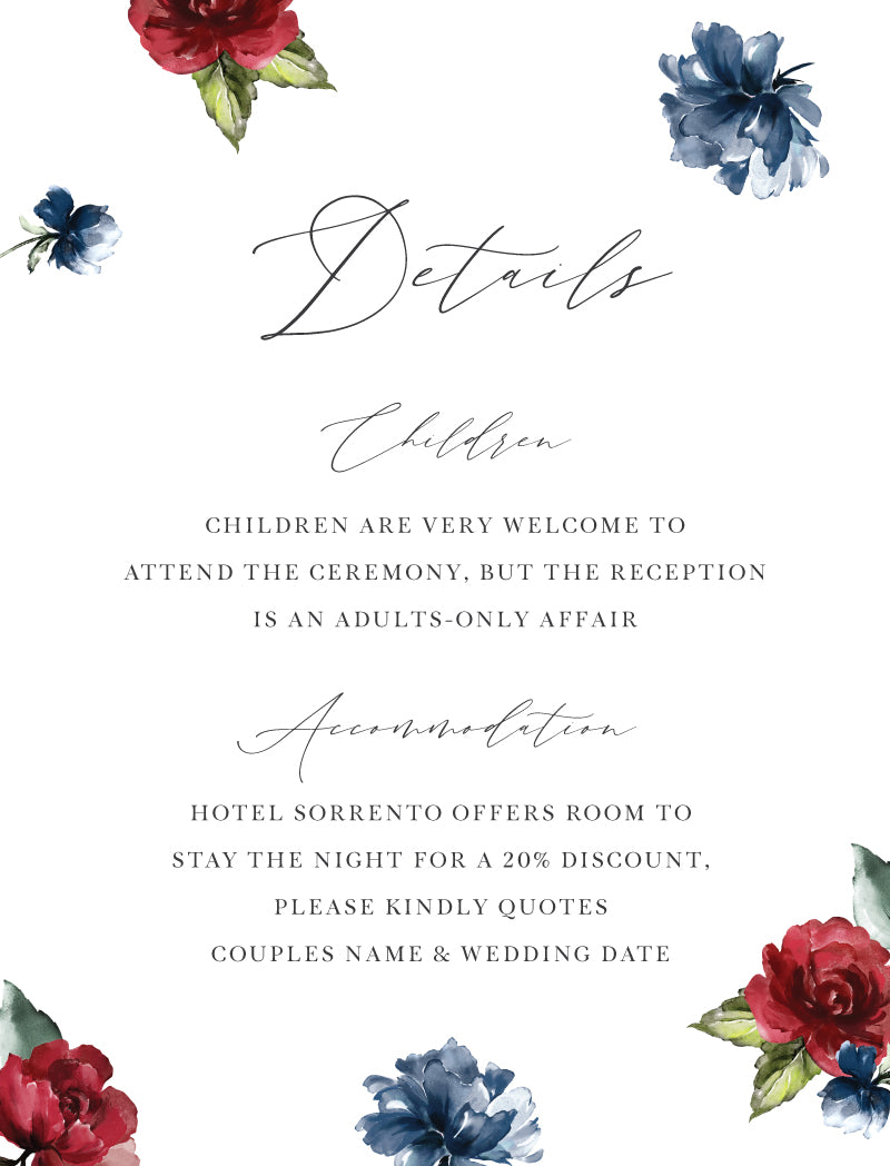 Flower Code Information Card by Yunita Y.