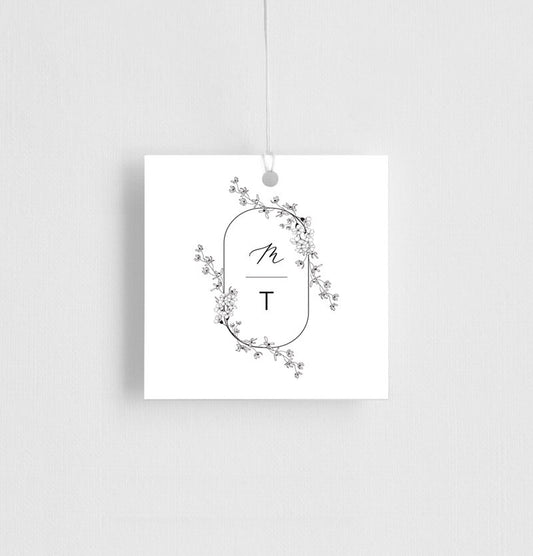 Floweret Favor Tag by Shab M.