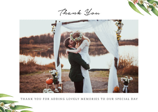 Flowering Gum Thank You Card by Jarred T.