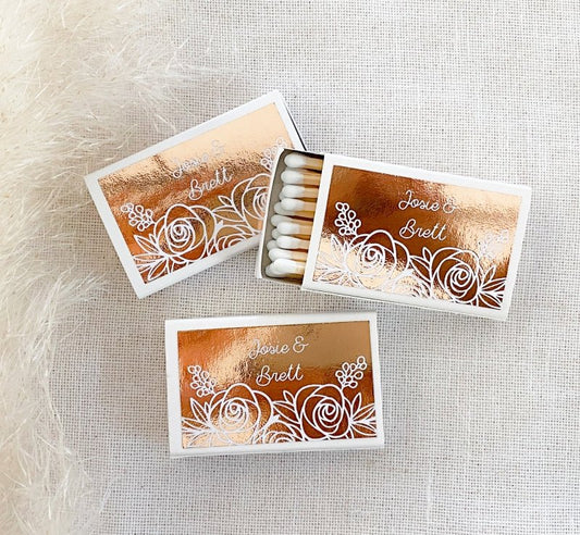 Foil Matchbox Favors