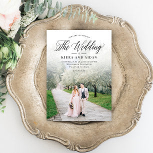 Forever Classic Photo Wedding Invitation FCL