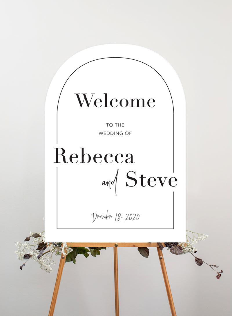 Framed Wedding Sign by Breanna F.