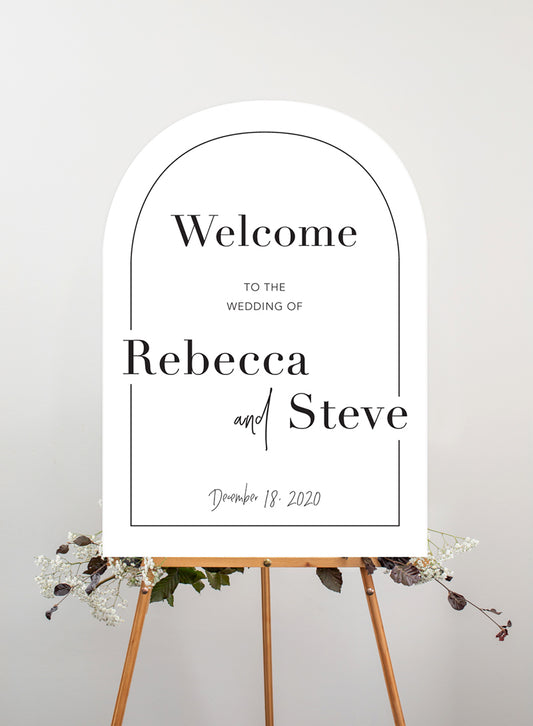 Framed Wedding Sign by Breanna F.
