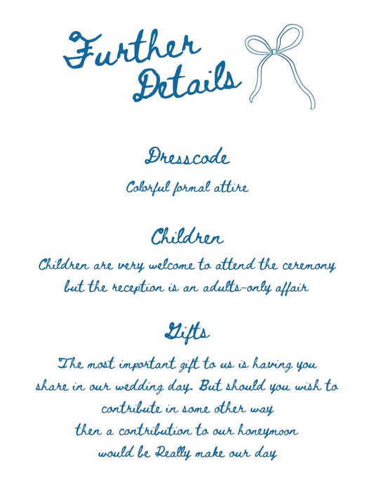 Francesca Information Card by Jamie L.