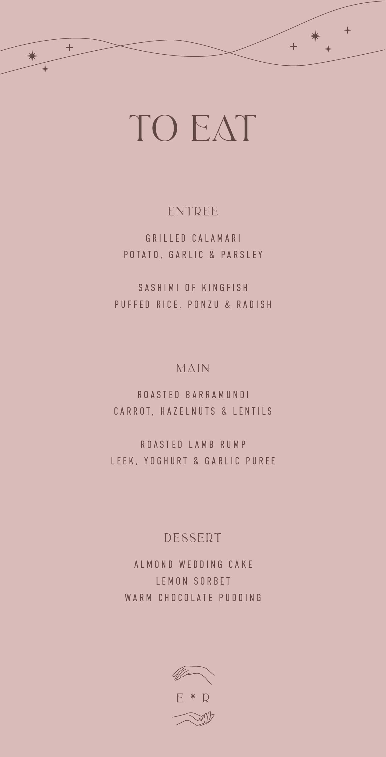 GalaxiesMenu Cards by Putri N.