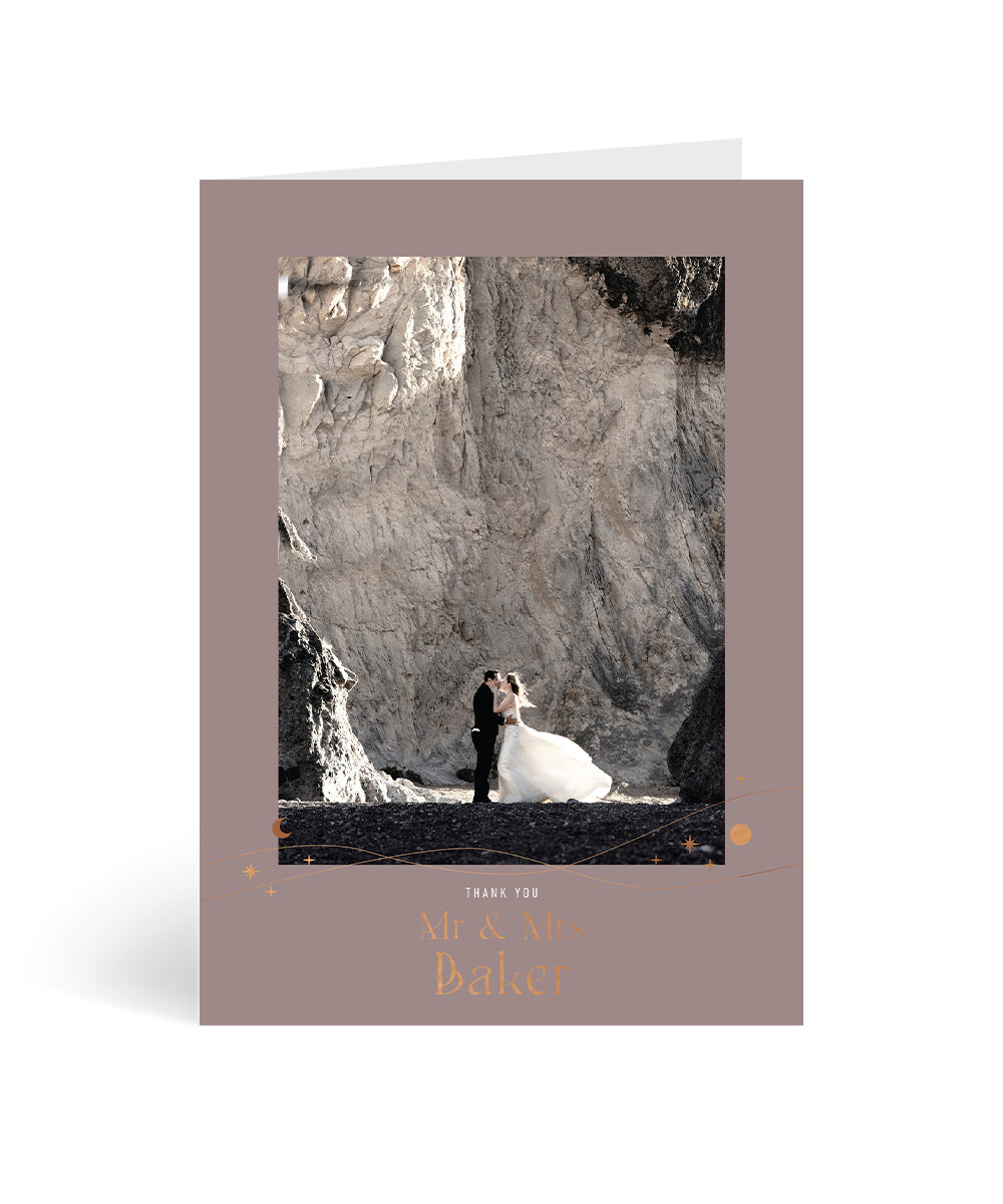 Galaxies Thank You Card by Putri N.