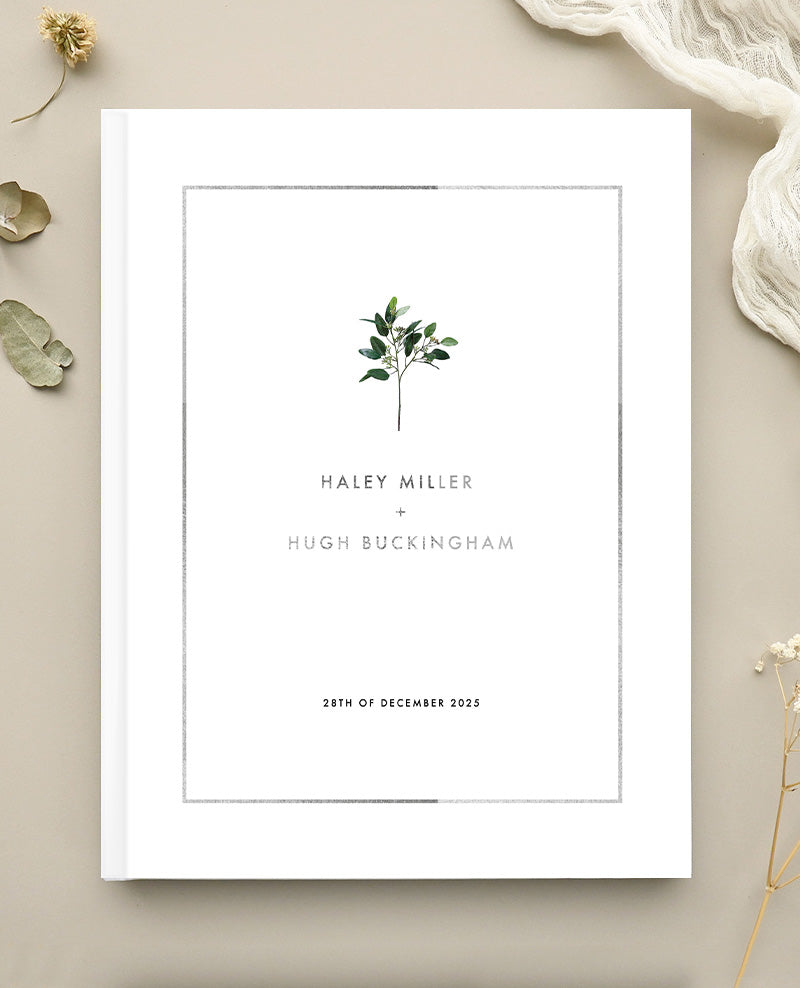Garden Estate Wedding Guest Book by Haley J.