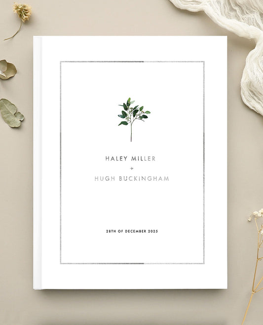 Garden Estate Wedding Guest Book by Haley J.