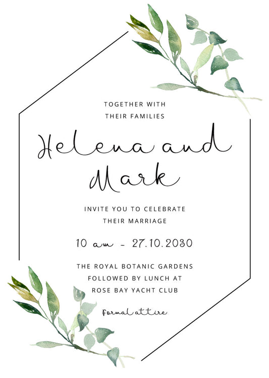 Garden Window Wedding Invitations by Amber B.