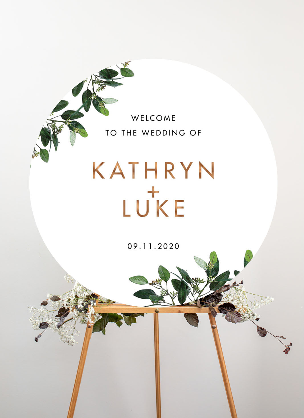 Garden Estate Wedding Sign by Haley J.