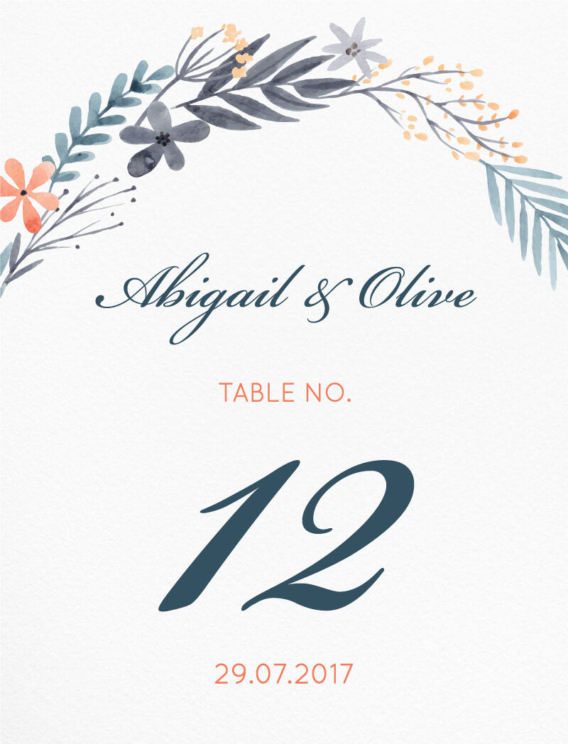 Great DixterTable Number by Stefan A.