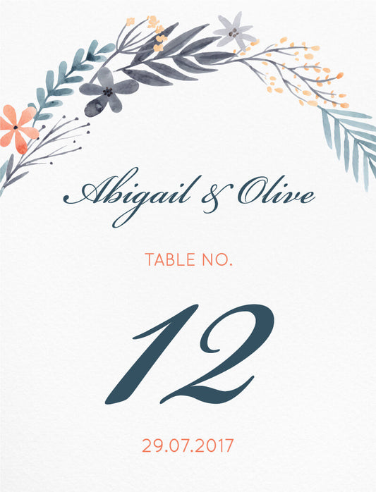 Great DixterTable Number by Stefan A.