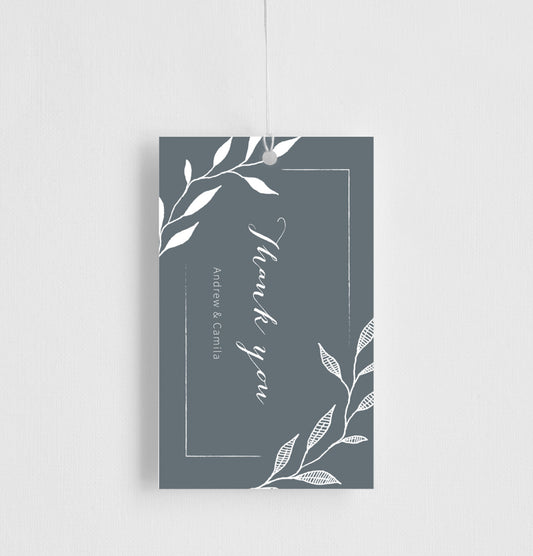 Leaves Favor Tag by Amelia S.