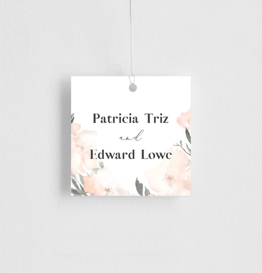 Ivory Garden Favor Tag by Joy