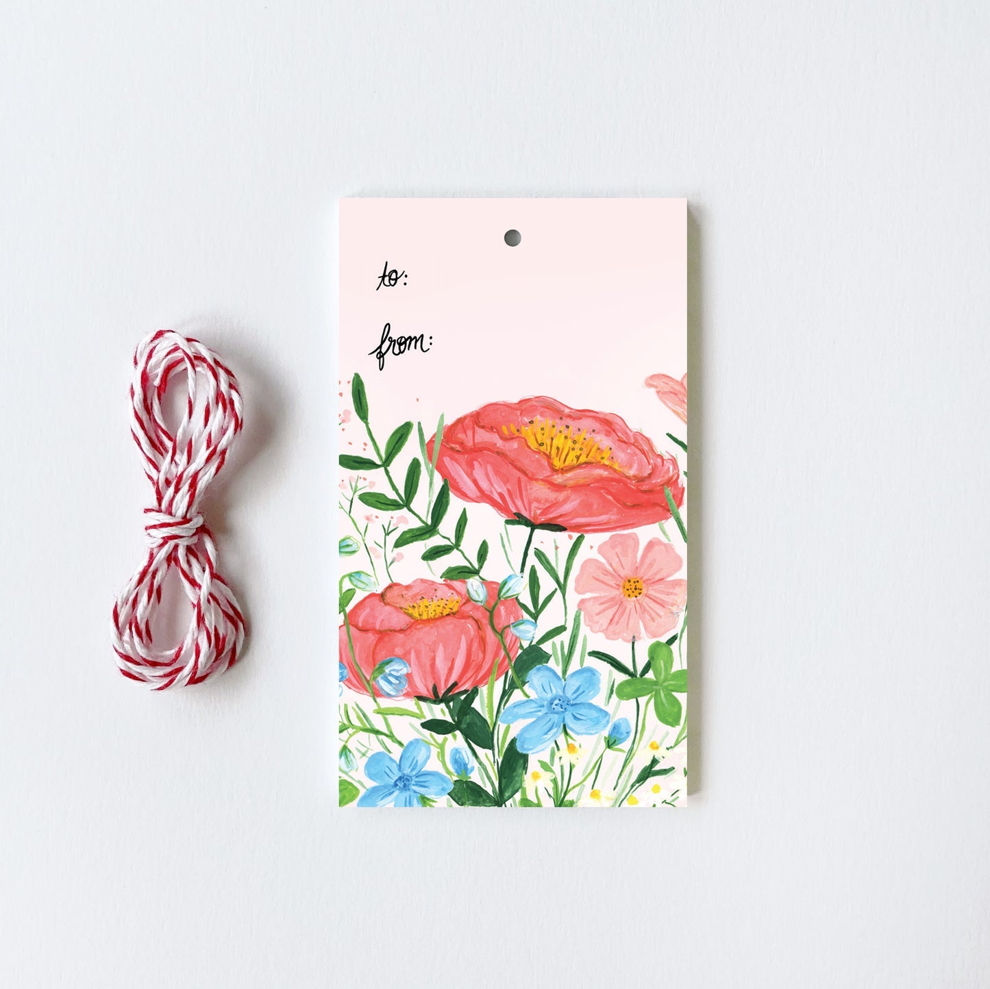 Flower Bouquet - 10 Gift Tags