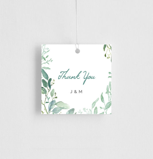 Botanical Geo Favor Tag by Heather P.