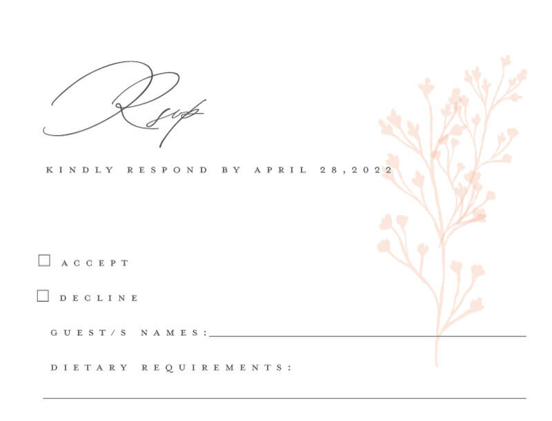 Good Beginnings RSVP Cards by Esbee D.