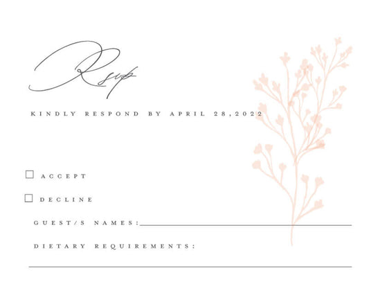 Good Beginnings RSVP Cards by Esbee D.