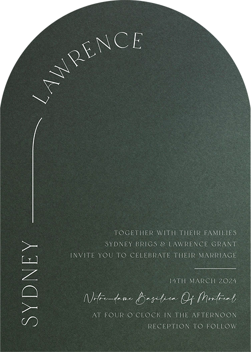 Grace Wedding Invitations by Shab M.