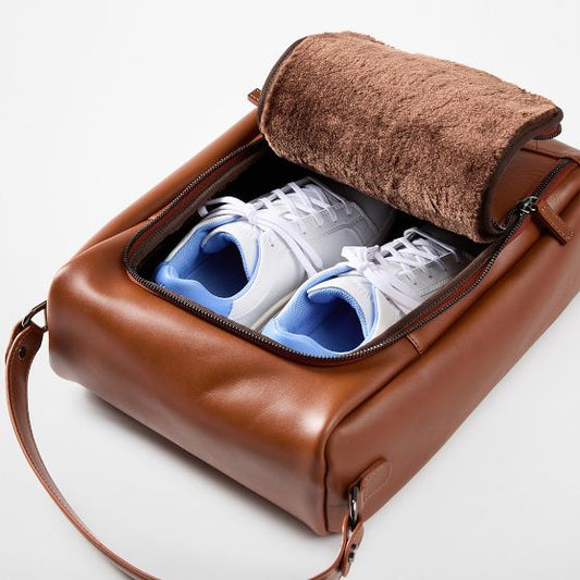 Graham Leather Golf Shoe Bag