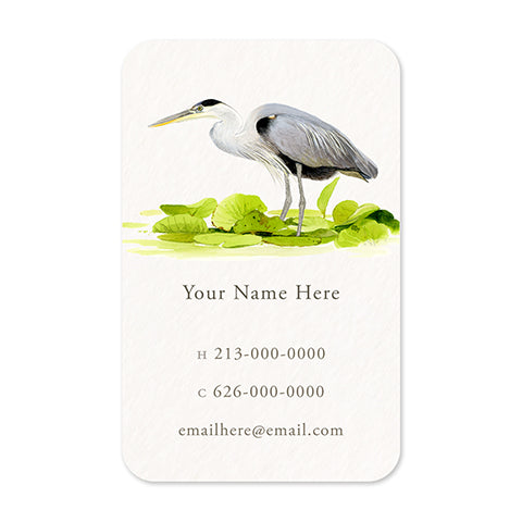 Great Blue Heron Personal  Favor Tags