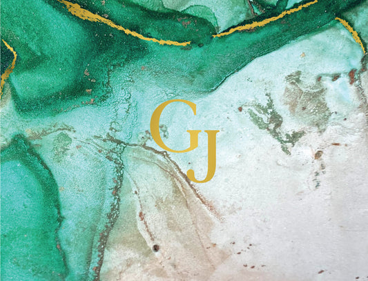 Green Gem RSVP Cards by Inggrid H.