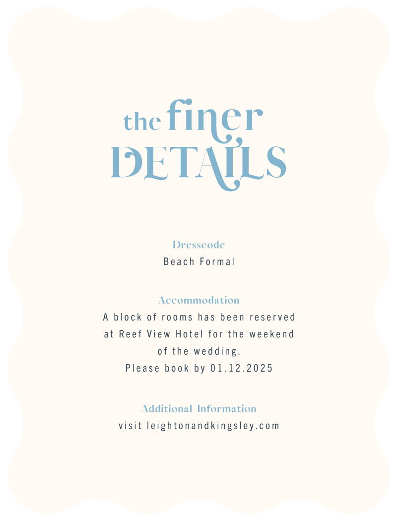 Groovy Waves Information Card by Putri N.