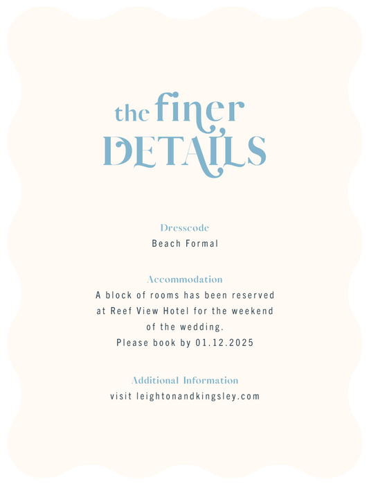 Groovy Waves Information Card by Putri N.