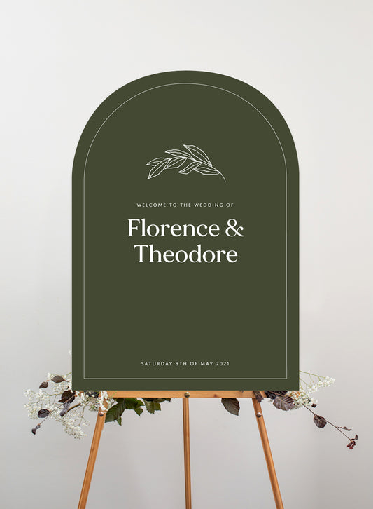 Grove Wedding Sign by Haley J.