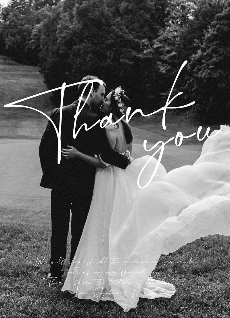 Harmony Thank You Card by Shab M.