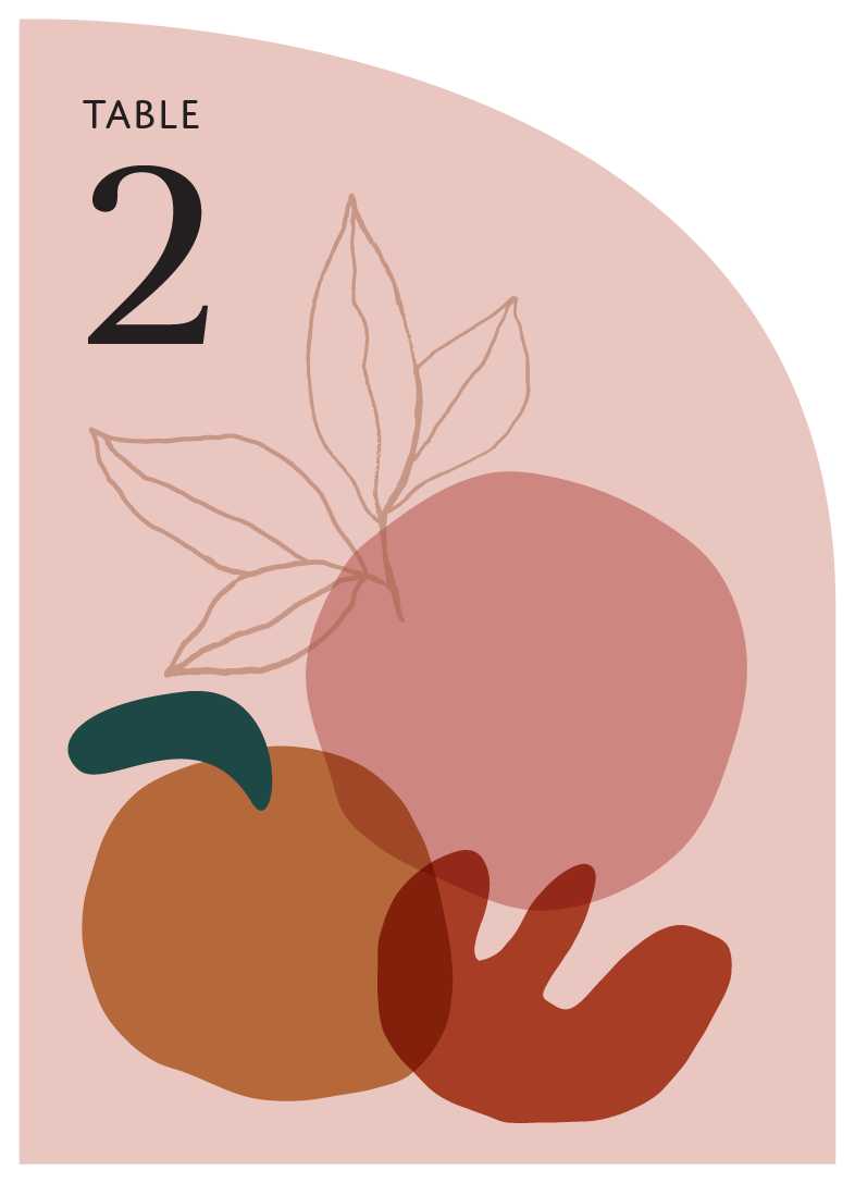 HarvestTable Number by Haley J.
