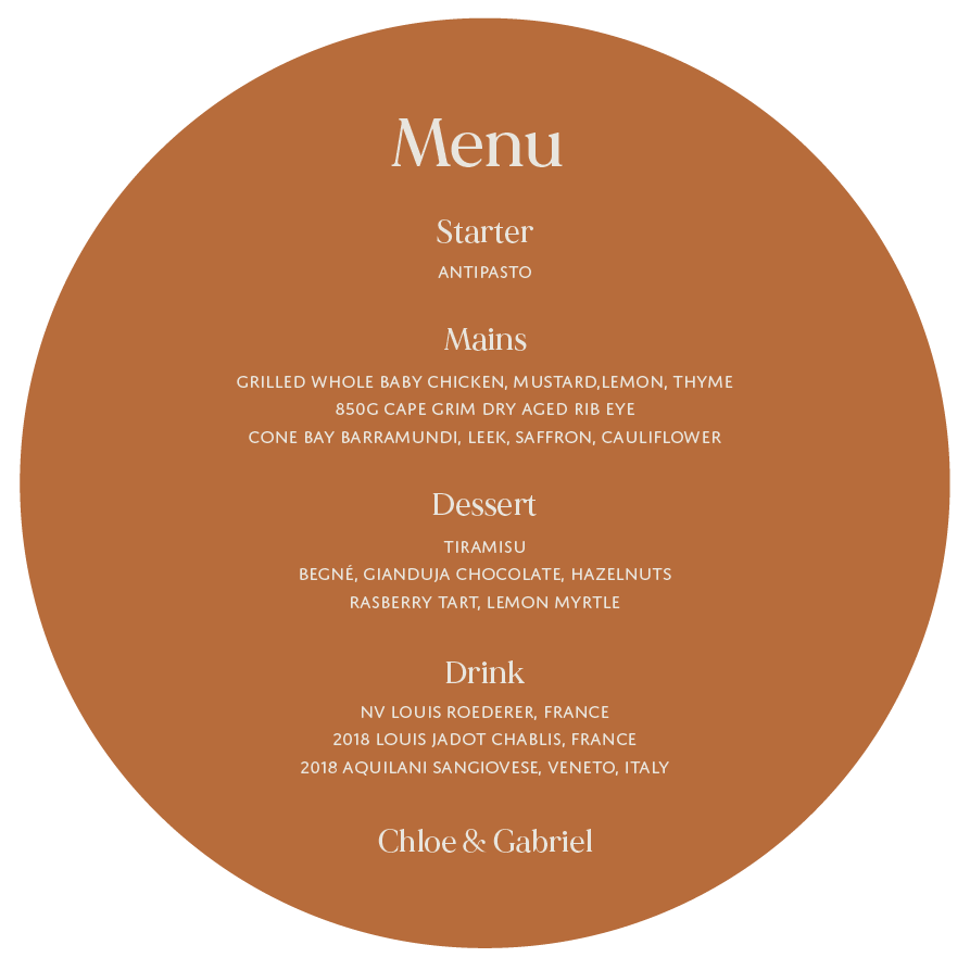 HarvestMenu Cards by Haley J.