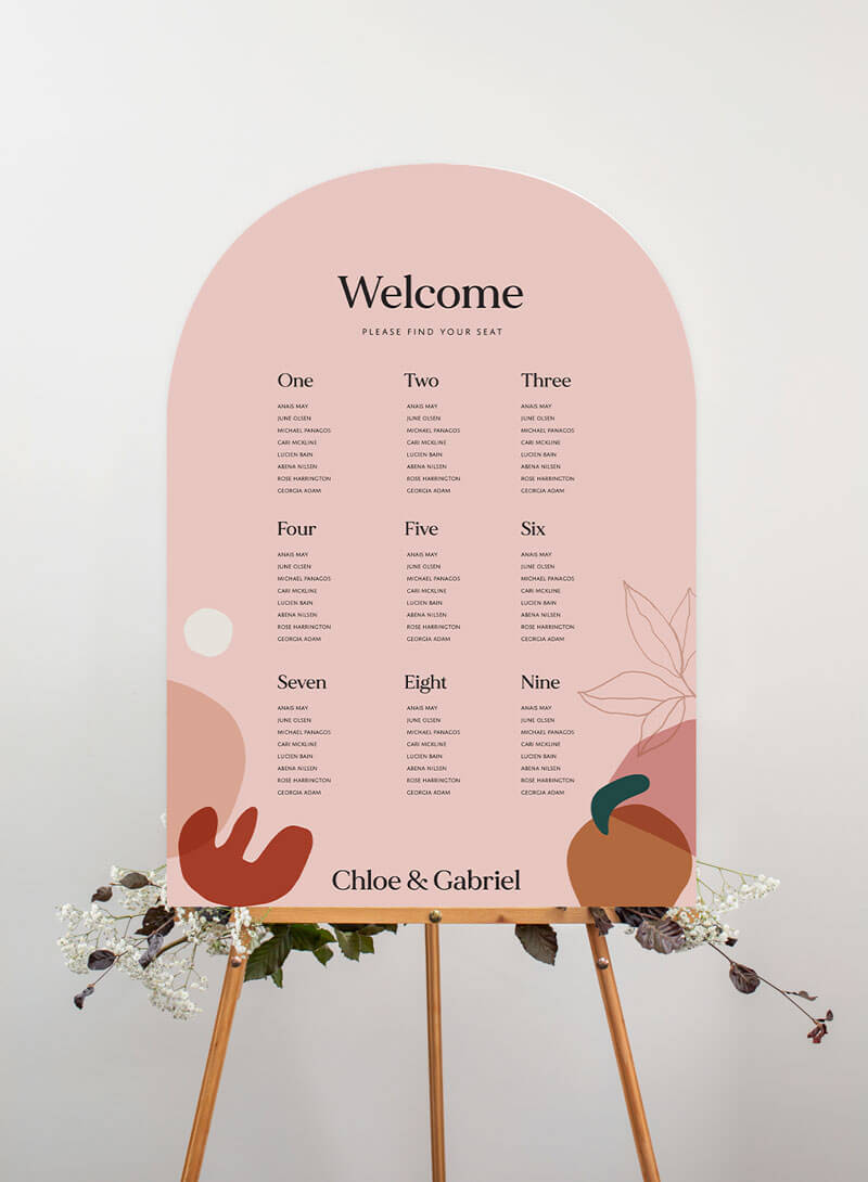 Harvest Seating Chart by Haley J.