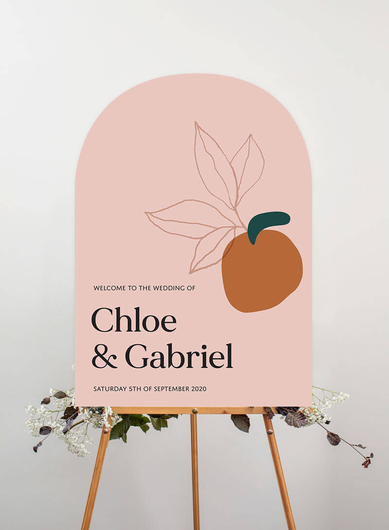 Harvest Wedding Sign by Haley J.