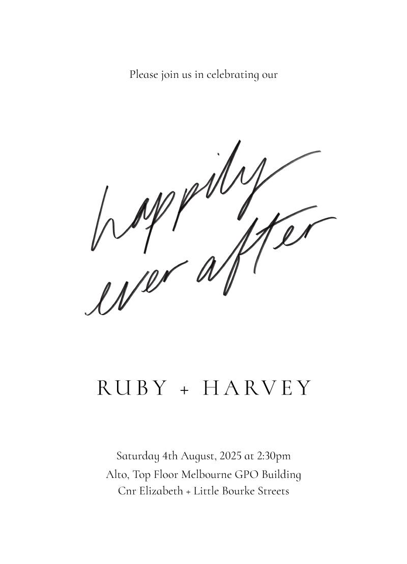 Hea Wedding Invitations by Jesse I.